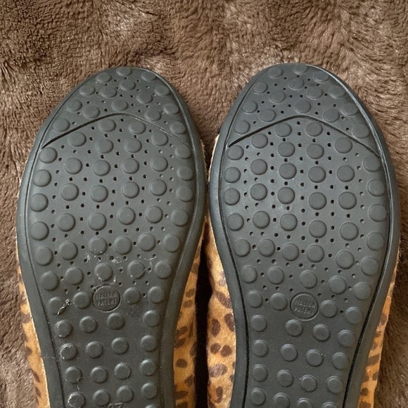 Geox  Respira Sz 6.5 (37) Leopard with Black Cap Toe Flats - Picture 6 of 6